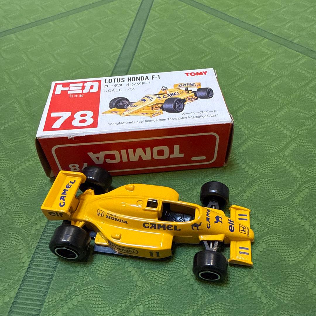 超美品　トミカ　赤箱No.78ロータスホンダF1 日本製