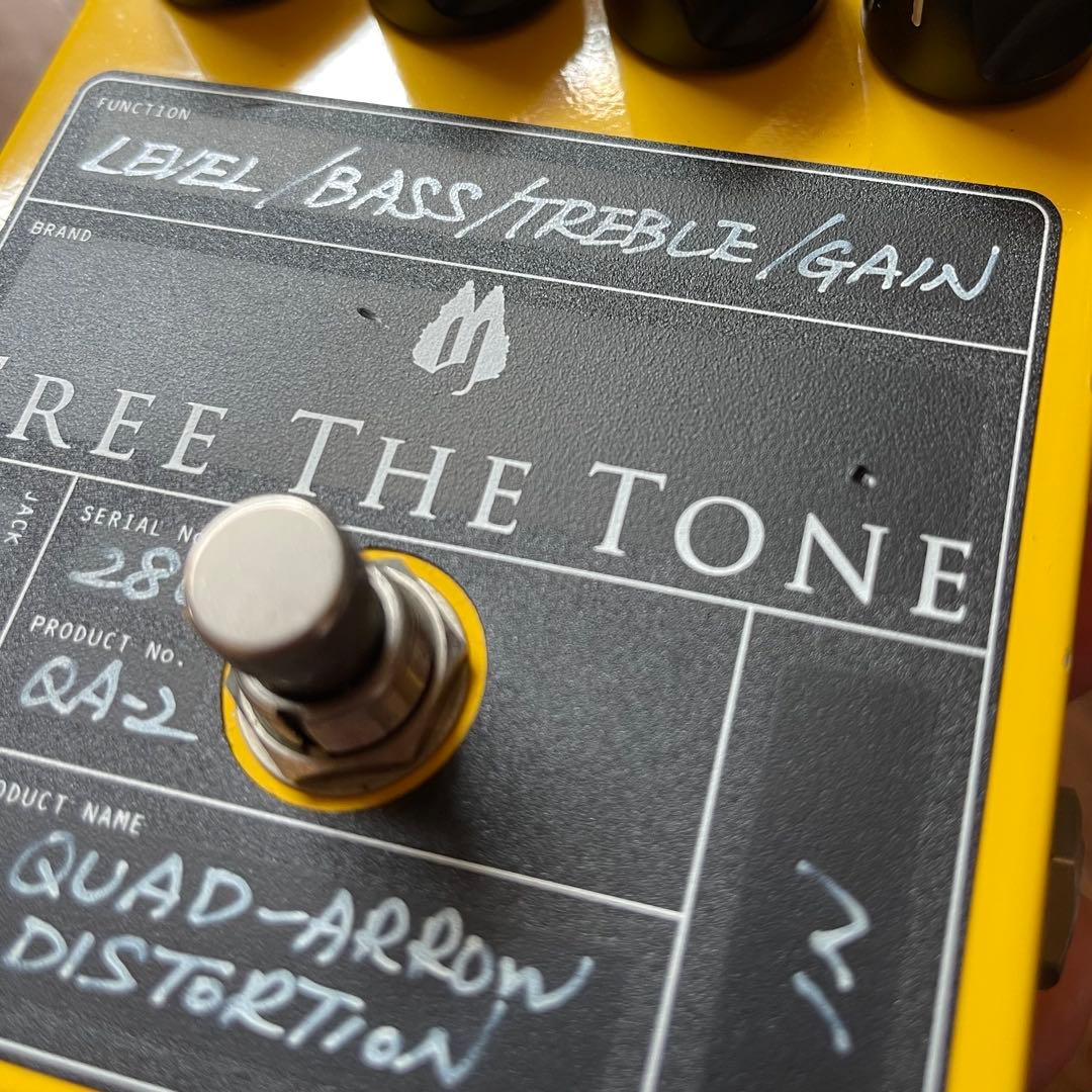FREE THE TONE QUAD-ARROW DISTORTION 中古