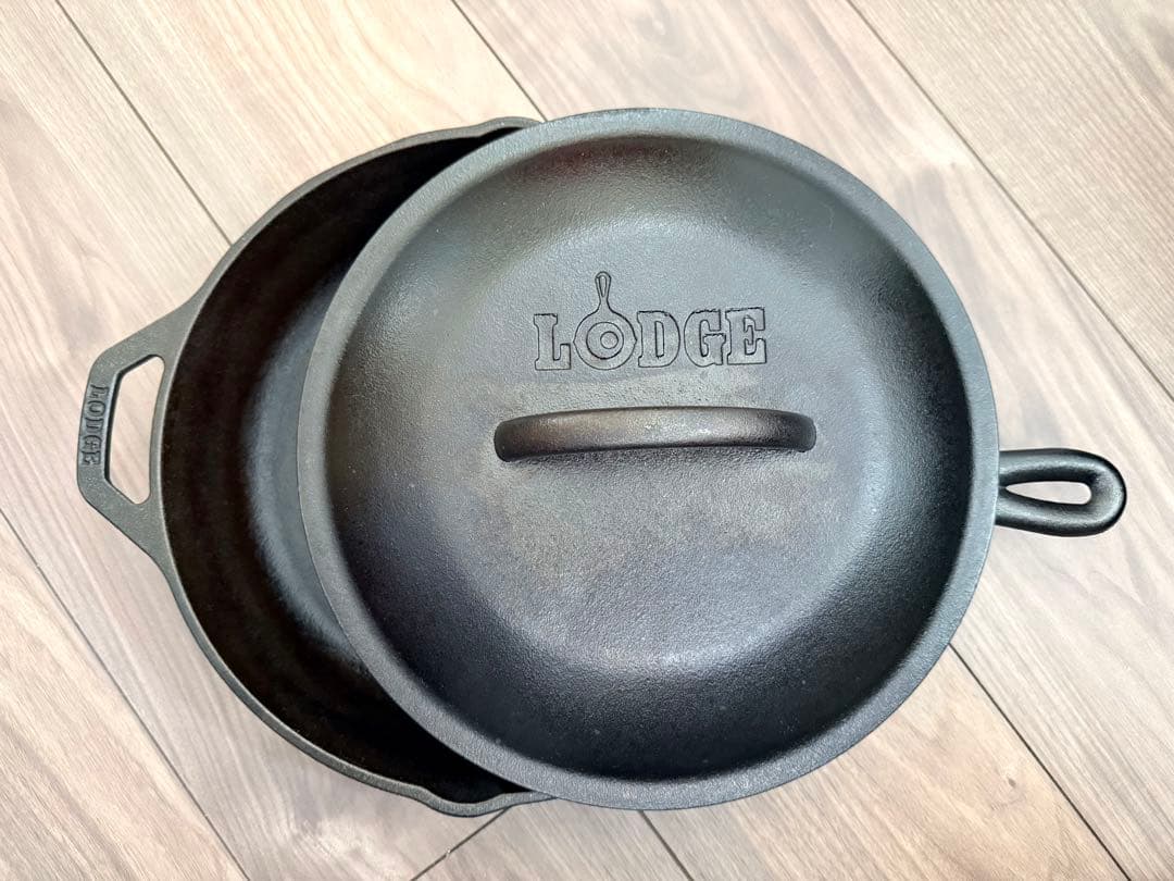LODGE 10.25インチスキレット 蓋セット