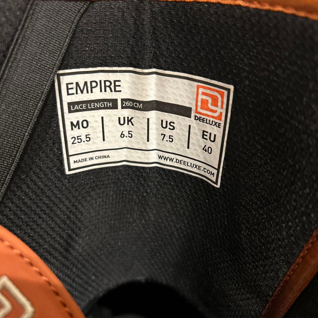DEELUXE EMPIRE 25.5cm (18-19モデル) サーモインナー