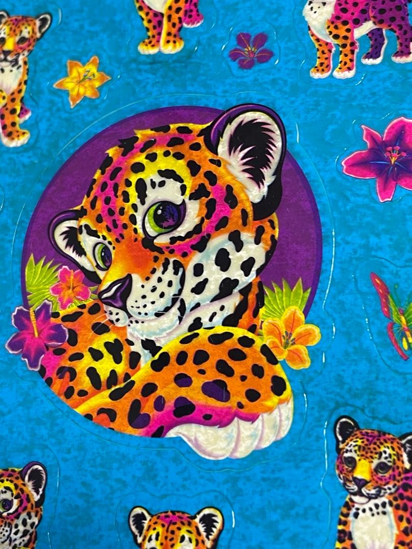 超希少・タグ付Lisa Frank ヒョウのハンター システム手帳 ヴィンテージ