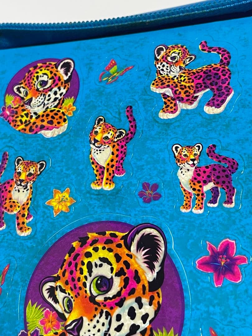 超希少・タグ付Lisa Frank ヒョウのハンター システム手帳 ヴィンテージ