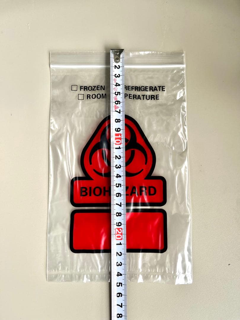 米軍放出未使用品BIOHAZARD バイオハザード ジップバッグ1000枚セット