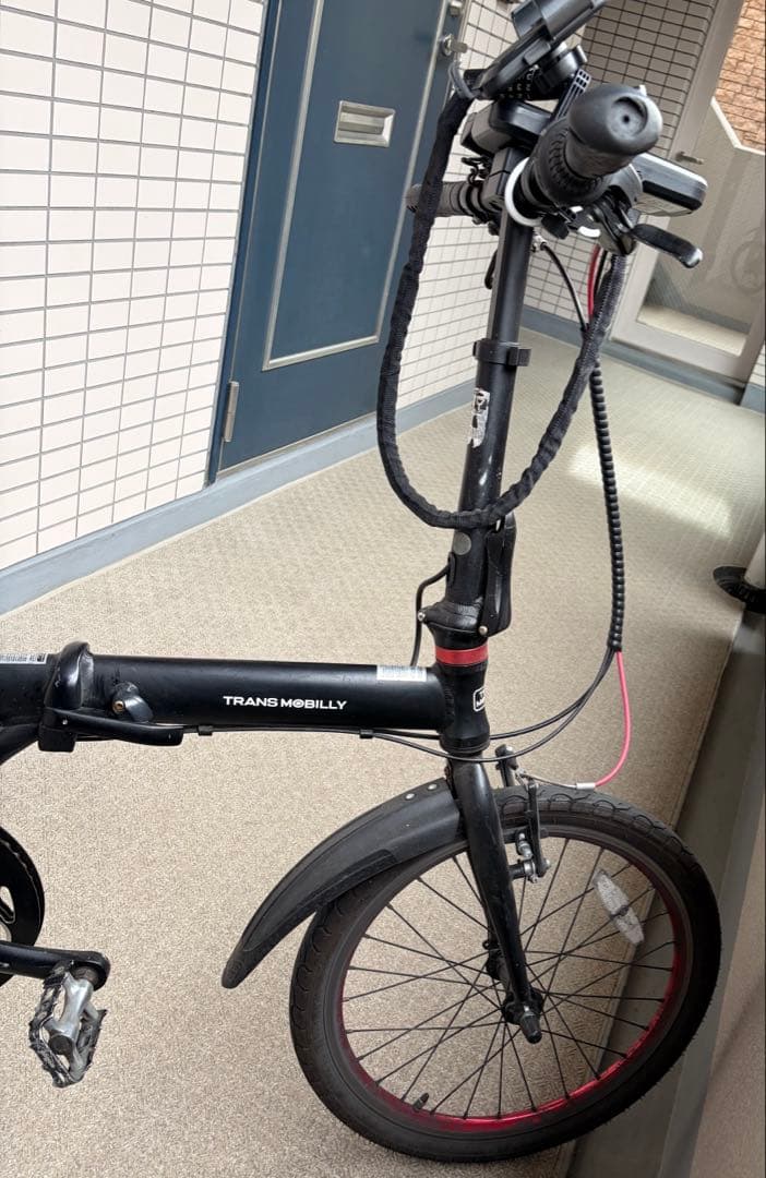 TRANS MOBILLY◎折りたたみ電動自転車トランスモバイリー20インチ中古