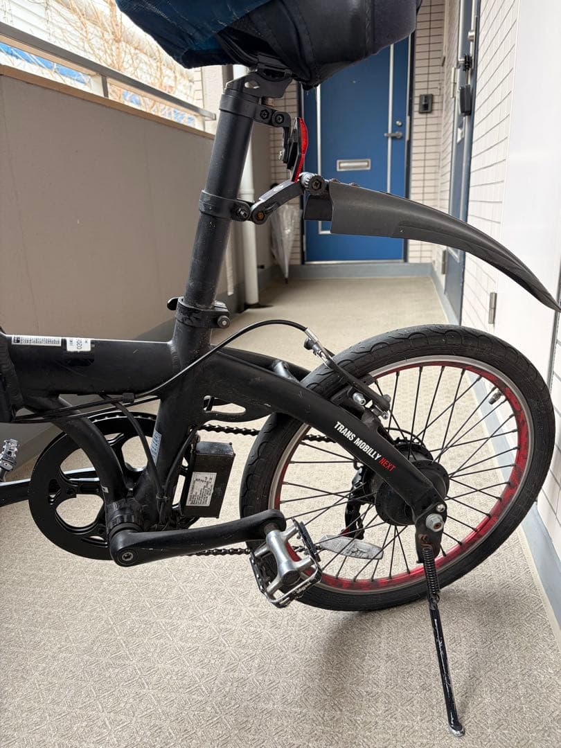 TRANS MOBILLY◎折りたたみ電動自転車トランスモバイリー20インチ中古