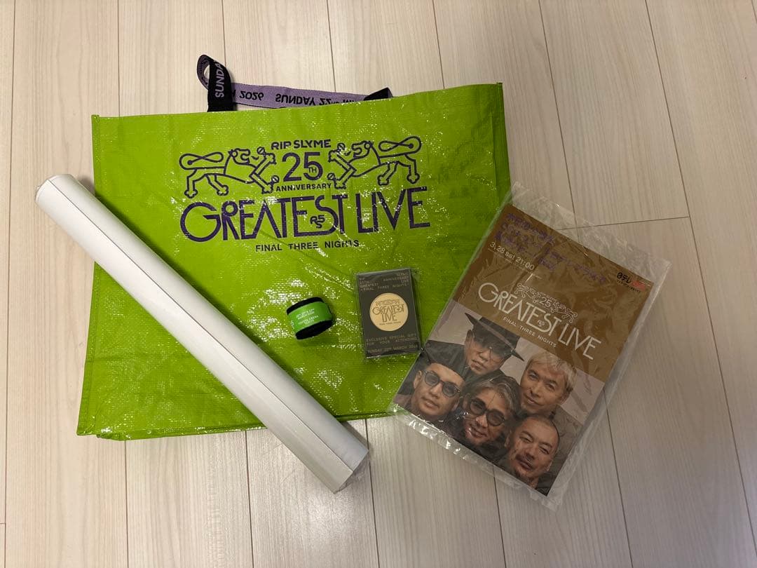 RIP SLYME 25周年 GREATEST LIVE グッズセット＋バンド