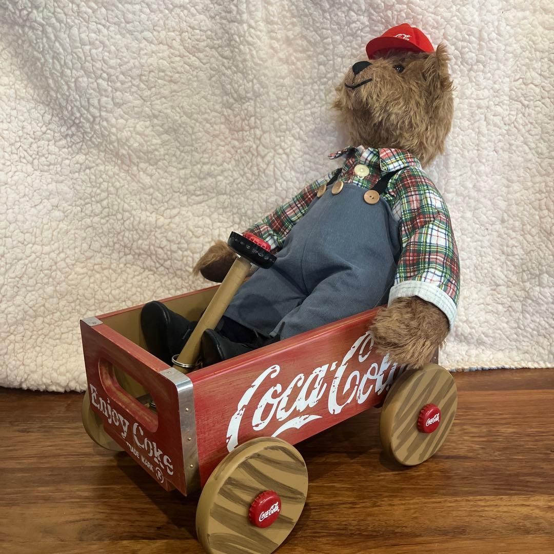 コカコーラ クマのぬいぐるみ 年代物　アンティーク