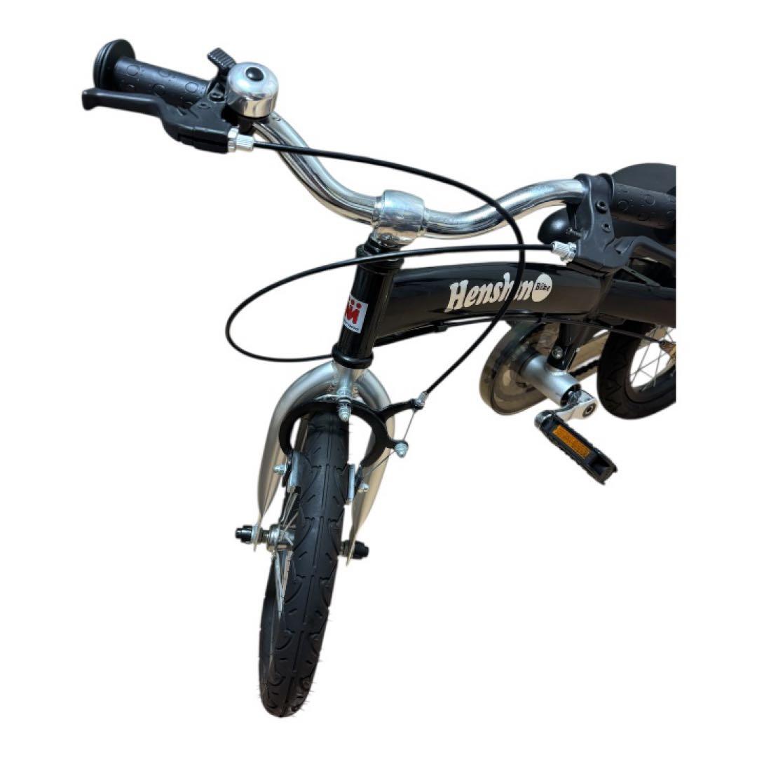 【廃盤/希少カラー】へんしんバイク　14インチ ブラック　子供用自転車　14x