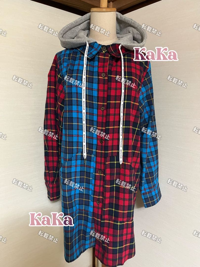 15日まで値下げ★DEVILICIAN バイカラーネルフーディー size1