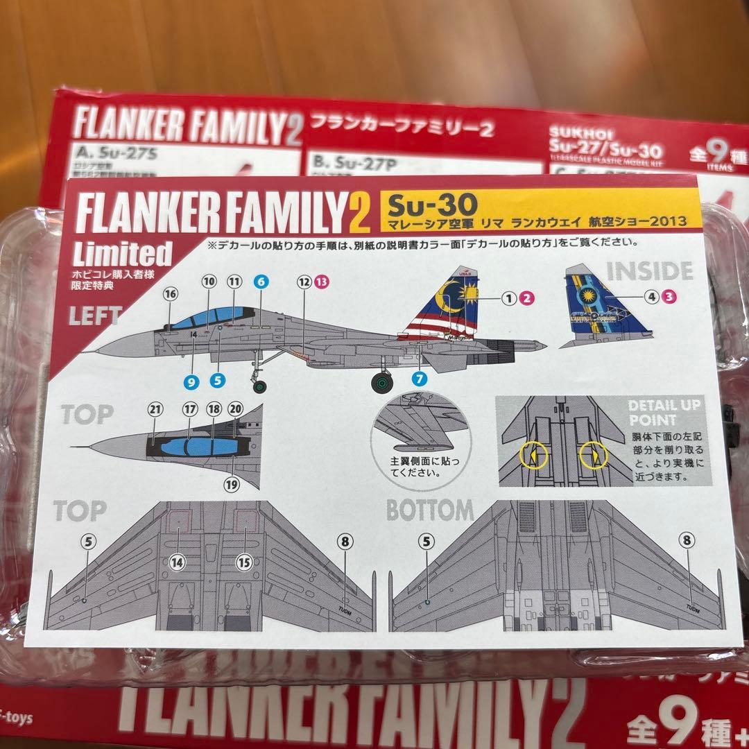 FLANKER FAMILY2 1/144 スケールモデル