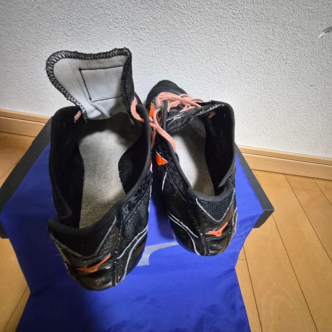 【廃盤品】Mizuno クロノオニキス 黒/オレンジ