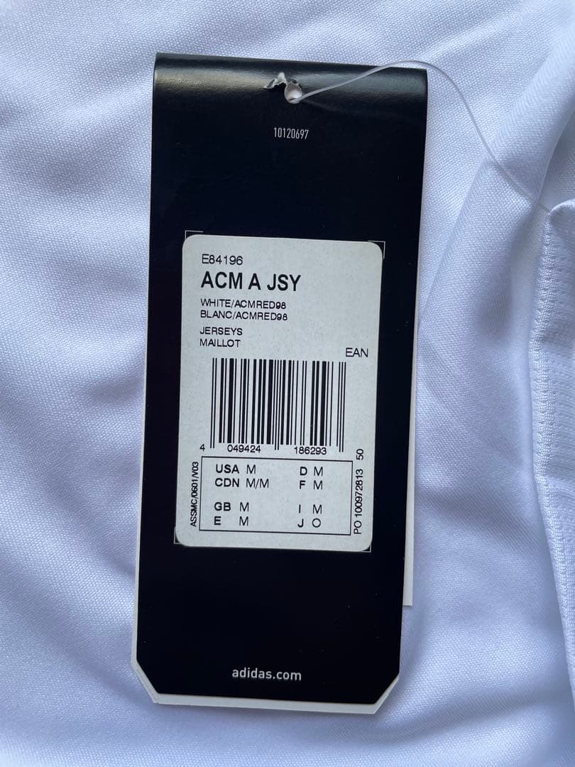 【新品】ACミラン 09-10シーズン AWAY ユニフォーム　サイズＯ（ＸＬ）