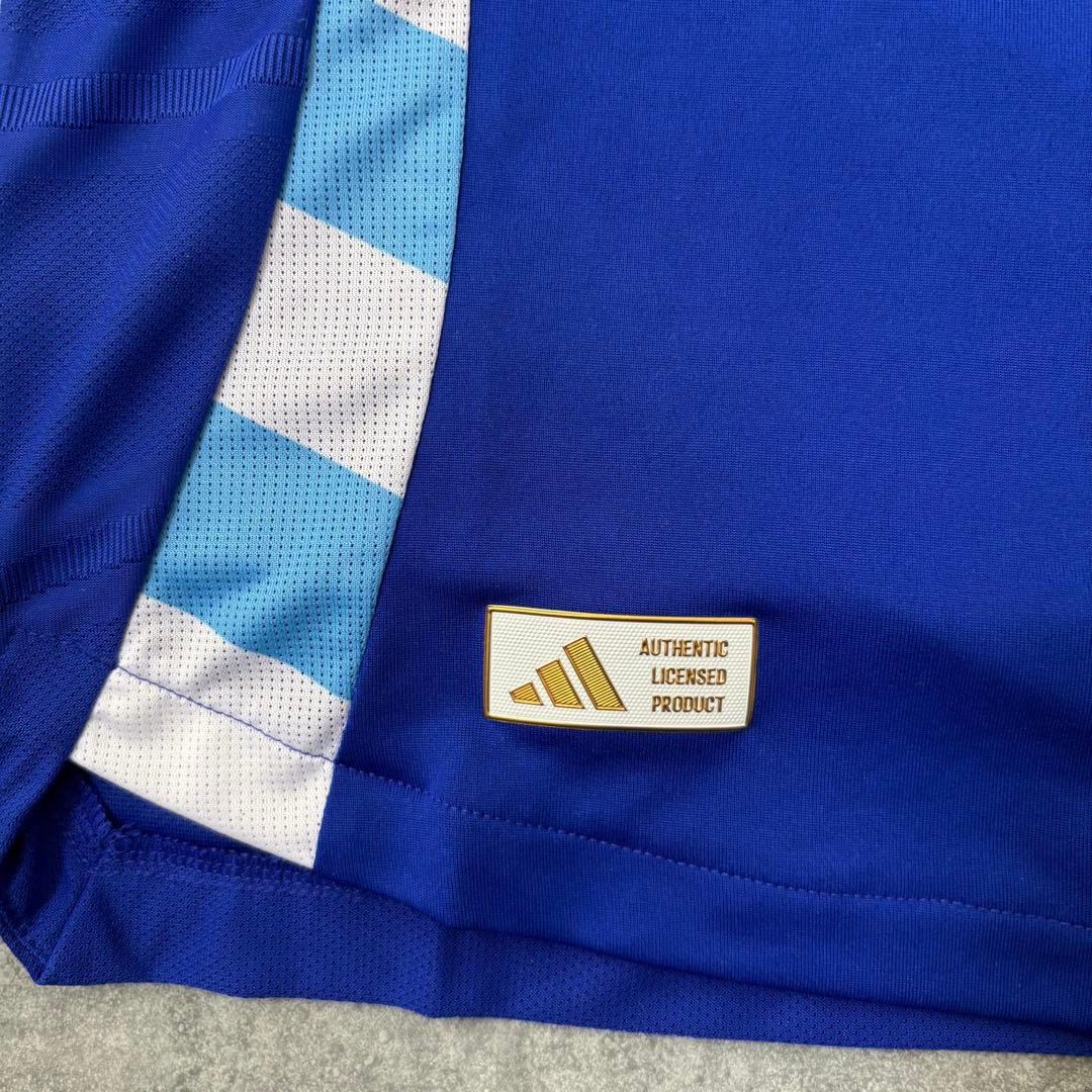 アルゼンチン代表　アウェイ　サッカー　ユニフォーム　古着　90s ゲームシャツ