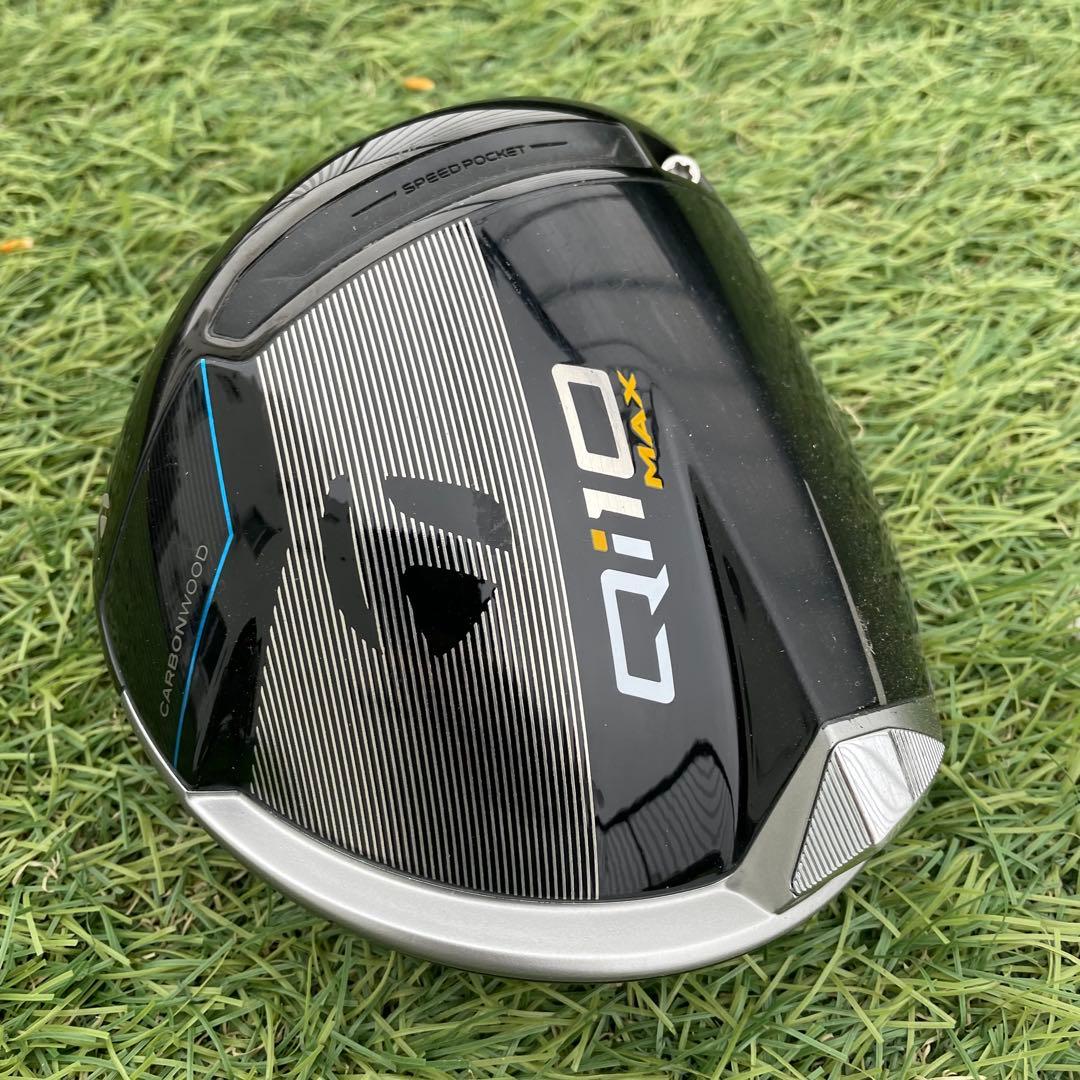 TaylorMade Qi10 MAX ドライバーヘッド（ヘッドカバー付き）