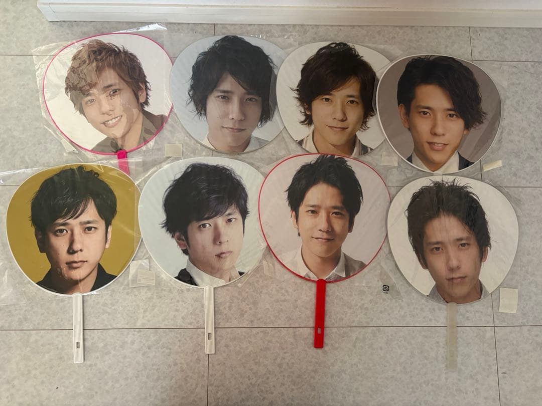 嵐 二宮和也 歴代うちわ 19枚＋嵐集合4枚