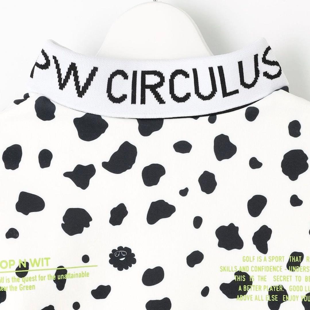 【新品未使用】PWCIRCULUS M スノーレオパード裏フリースモックネックT
