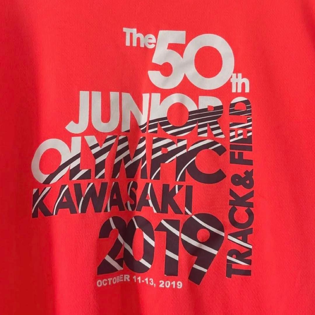 超希少♦️ 2019 第50回 ジュニアオリンピック 陸上 Tシャツ 川崎 M