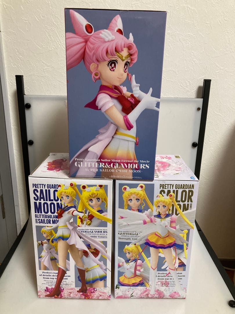 未使用キレイなGLITTER&GLAMOURS セーラームーン フィギュアセット