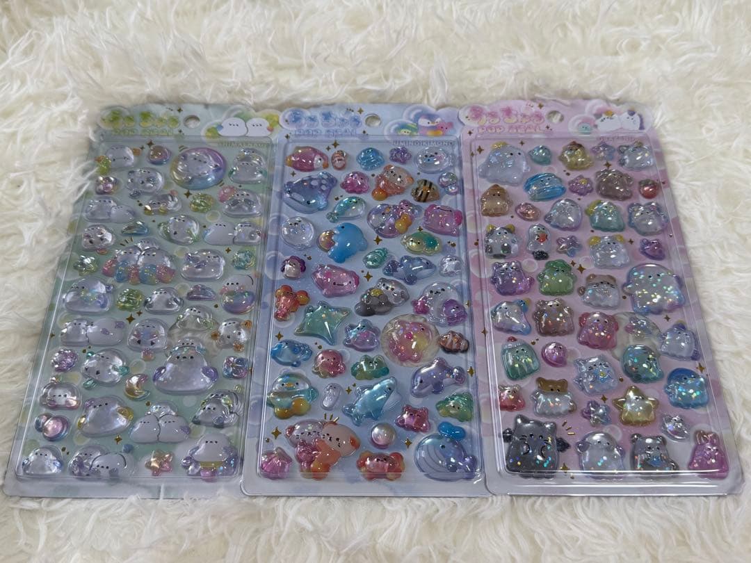 正規品　うるちゅるポップシール　3点セット　まとめ売り