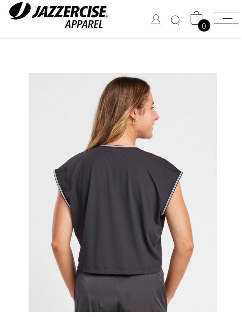 【新品未使用】ジャザサイズ JAZZERCISE Tシャツ S サイズ ブラック