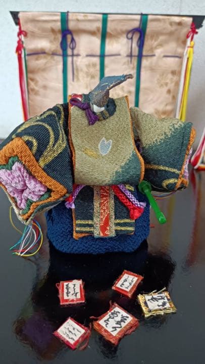 希少品　龍虎作　雛人形　かるた
