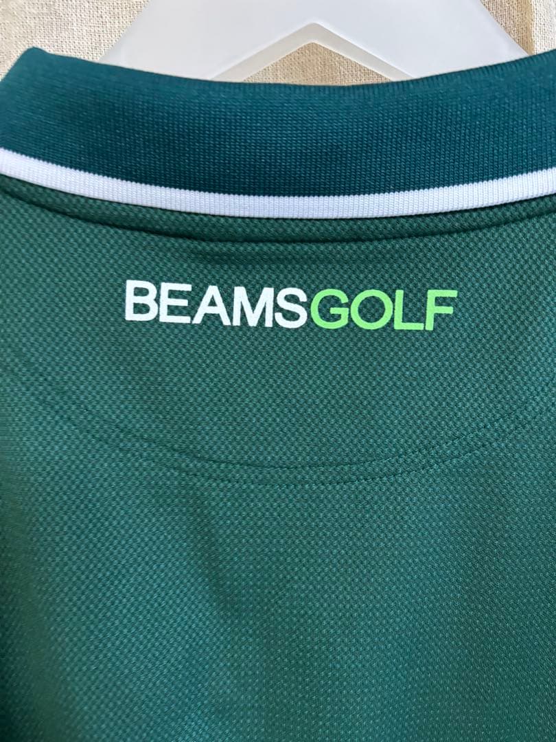 BEAMS GOLF ポロシャツ ダークグリーン　XL