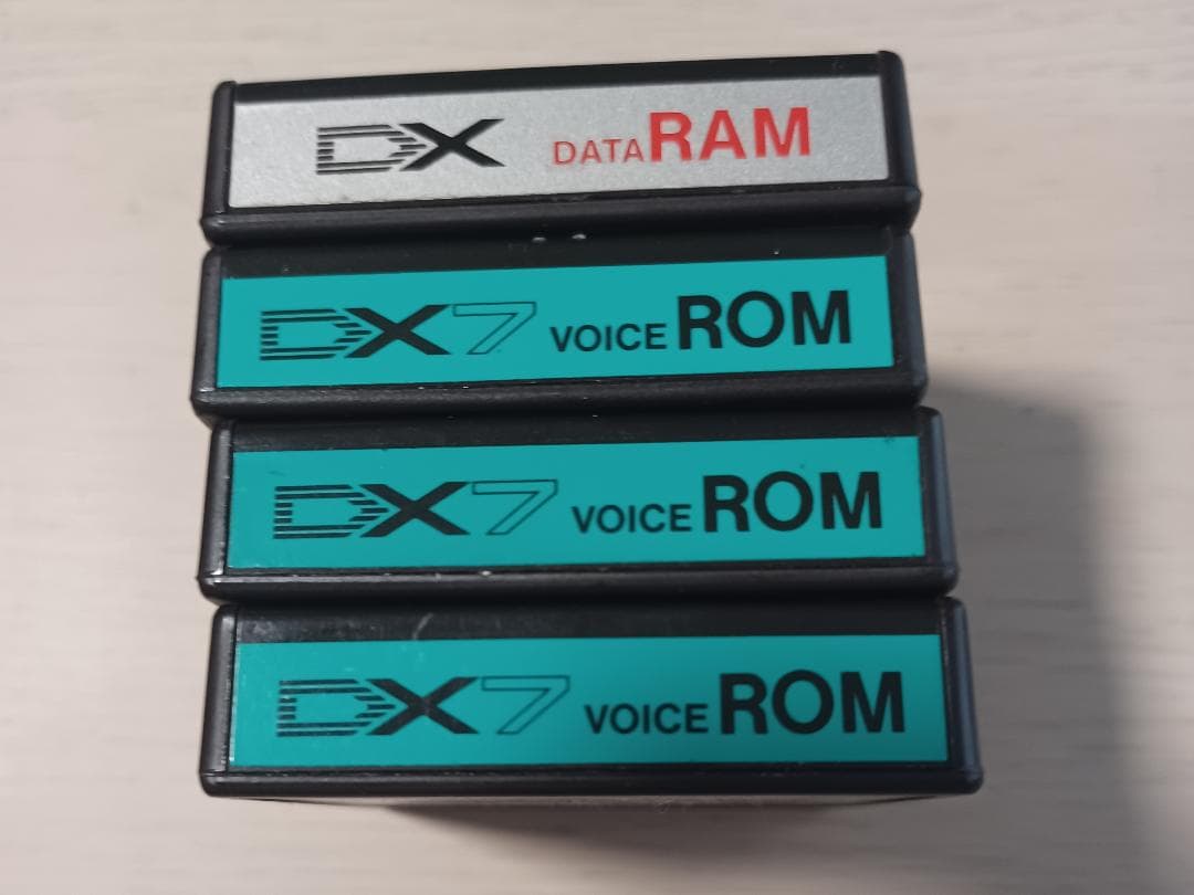s*y様 YAMAHA DX7 DATA データカートリッジ　 4個　まとめ売り