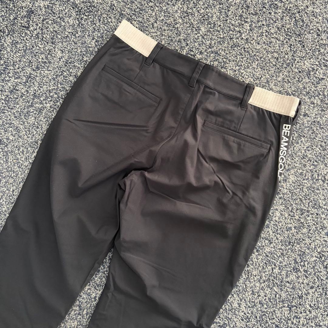 ビームスゴルフ　ストレッチ　ロング　パンツ　ゴルフウェア　ネイビー系　サイズXL