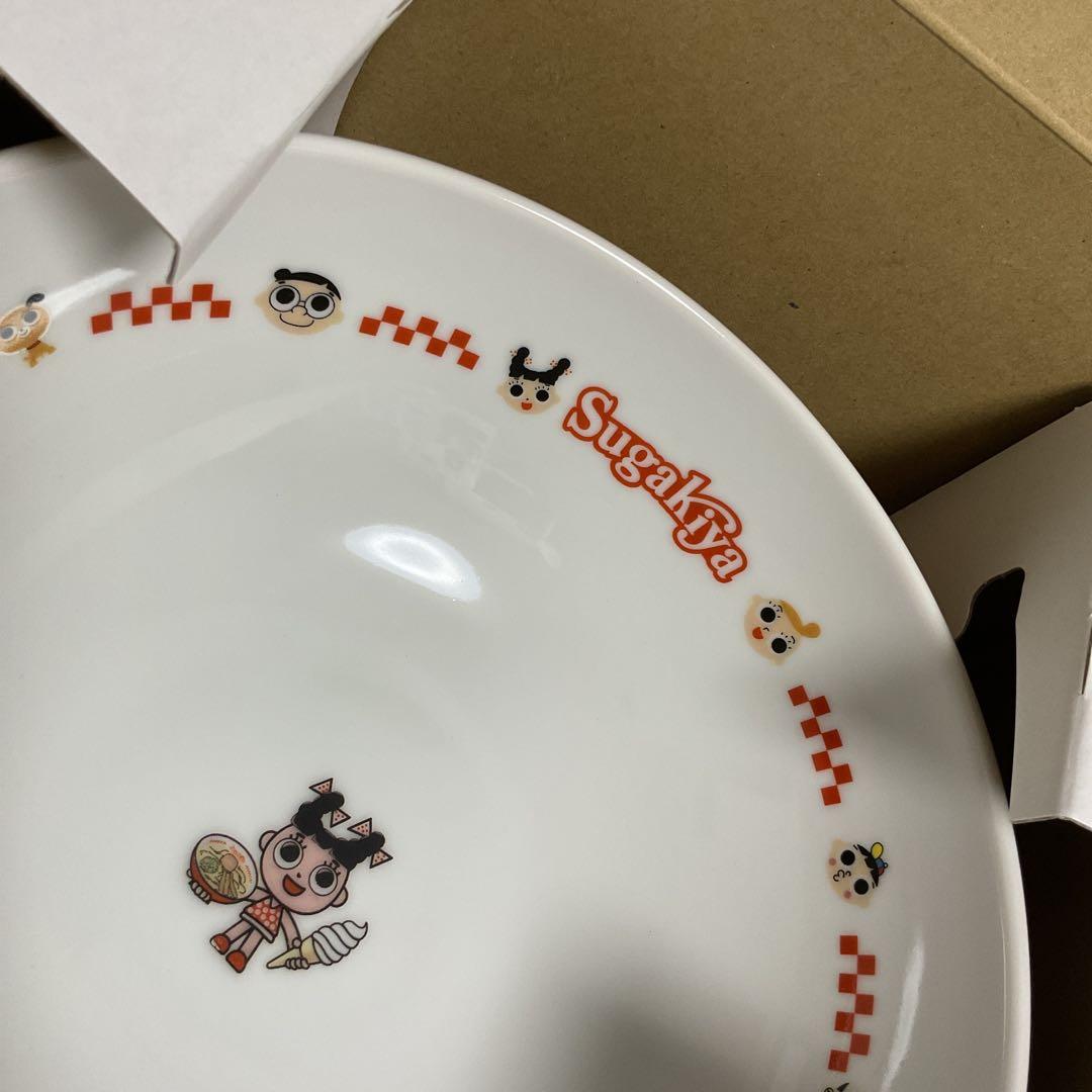 スガキヤ 愛知県5店舗のみ限定販売 陶磁器製 どんぶり ＆ ラーメンフォーク 丼