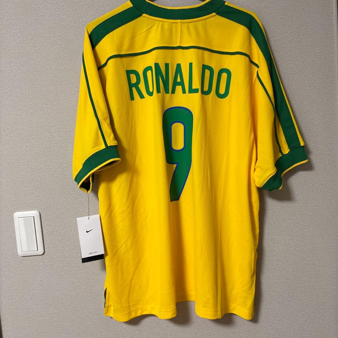 【42-20】1998年ブラジル代表リイシュー　ユニフォーム　#9RONALDO