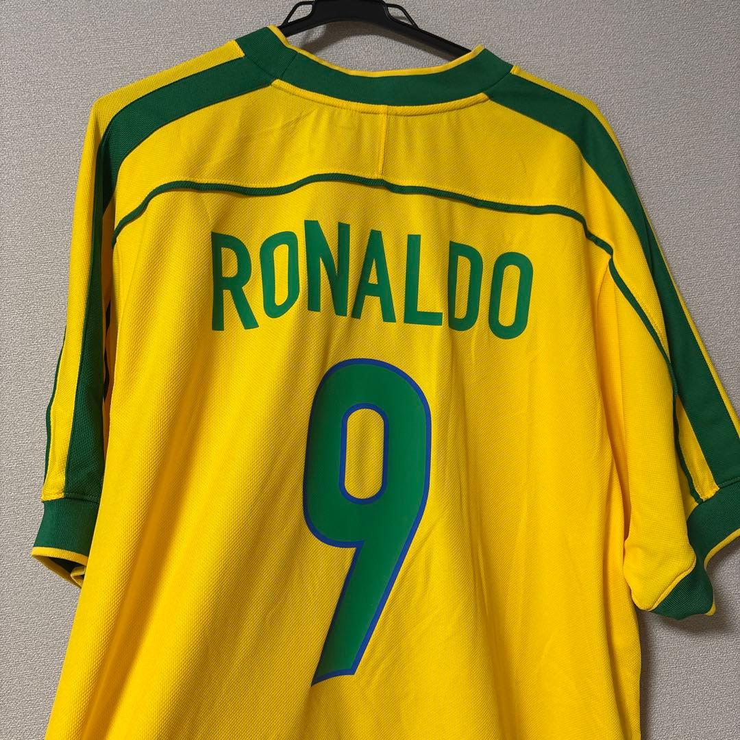 【42-20】1998年ブラジル代表リイシュー　ユニフォーム　#9RONALDO