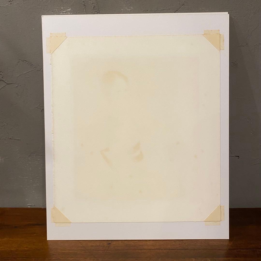 磐前半五路 『月』 版画 絵画額装品 日本画 アート 昭和レトロ