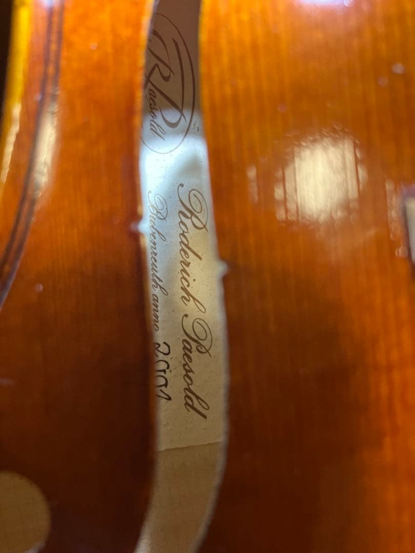 美品4/4バイオリンRoderich Paesold No804A 2001製