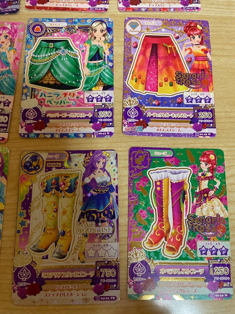 まとめ売り 縦セットアイカツカード 複数枚