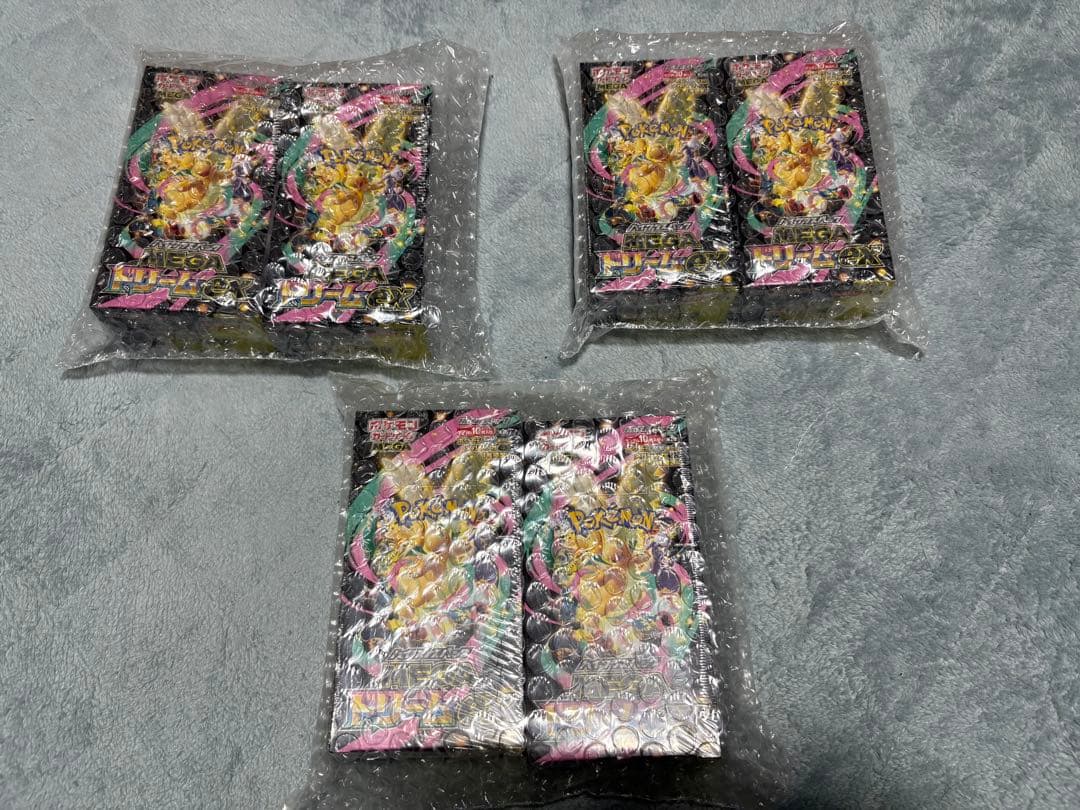 【シュリンク付き】新品未開封品 ポケモンカードゲーム メガドリーム6box
