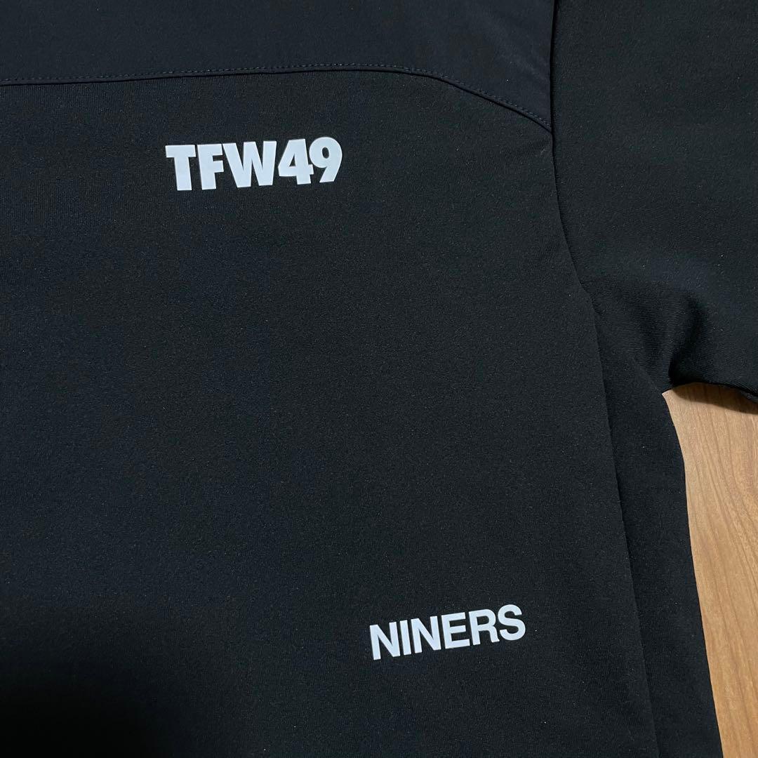 定価2.7万　新品　TFW49 モックネック　Tシャツ ブラック　M ゴルフ