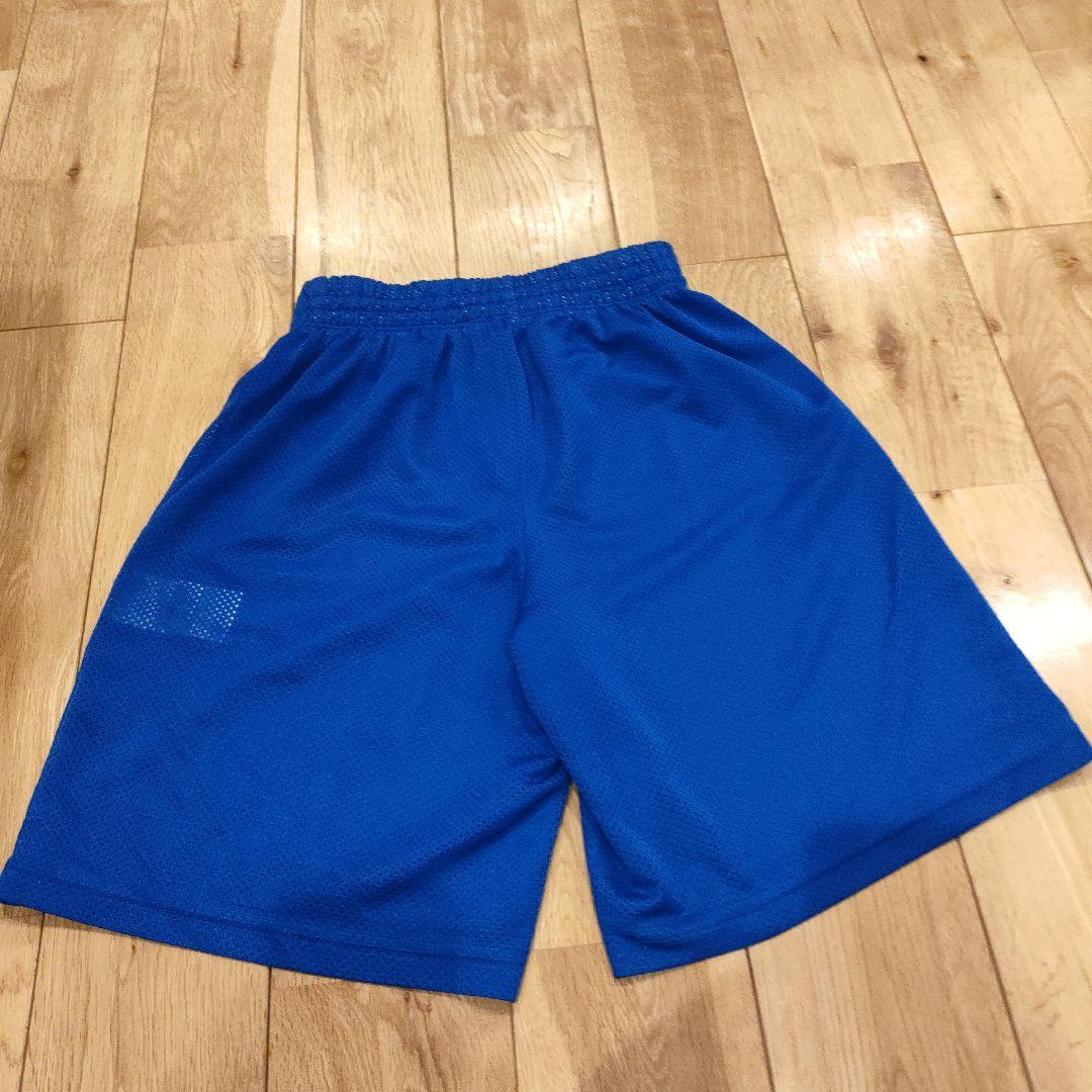 バスケットボール ユニフォーム 青 メッシュ
