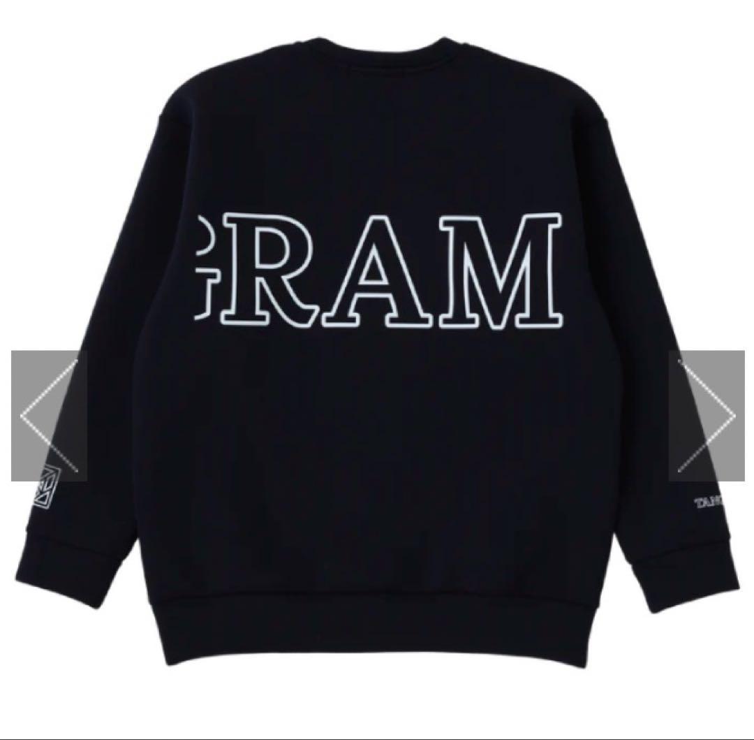 TANGRAM TLW LOGO DOUBLE KNIT CREW 【NAVY】