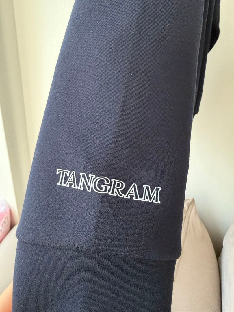 TANGRAM TLW LOGO DOUBLE KNIT CREW 【NAVY】
