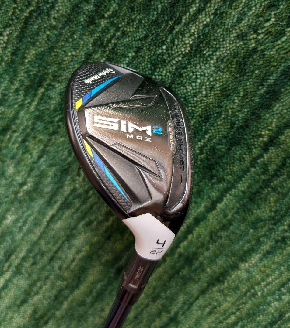 TaylorMade SIM2MAXユーティリティ　4U Sシャフト　右利き