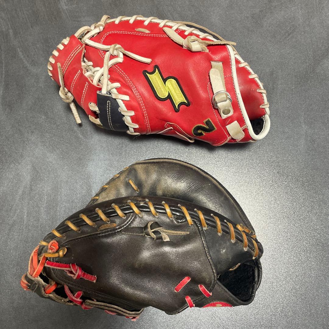 軟式用グローブとMizunoシューズセット