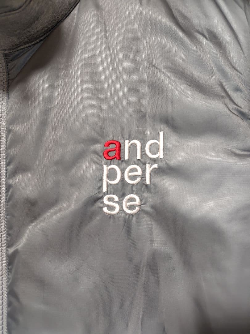 and per se グレー ジャケットメンズサイズＬ