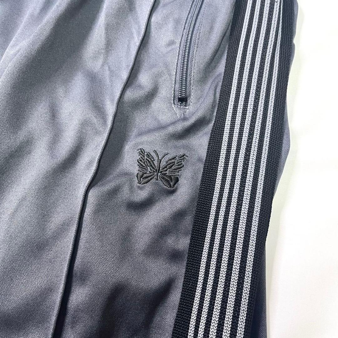 極美品 Needles ニードルス　ナロートラックパンツ　ダークグレー M