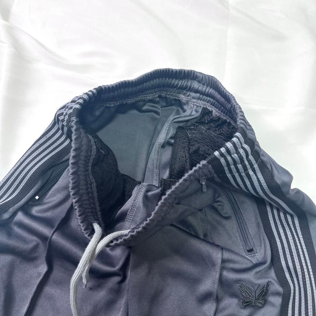 極美品 Needles ニードルス　ナロートラックパンツ　ダークグレー M