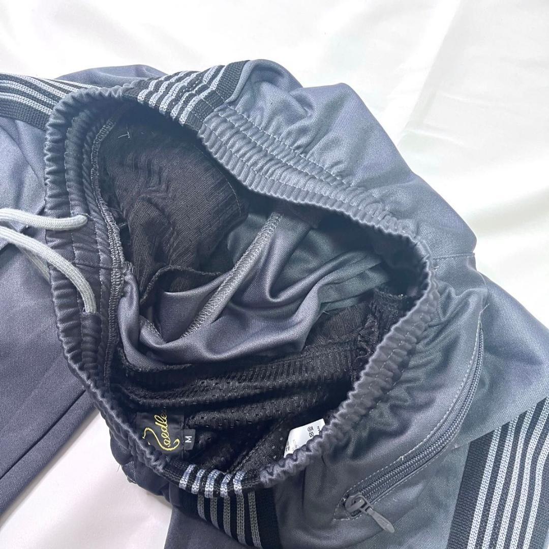 極美品 Needles ニードルス　ナロートラックパンツ　ダークグレー M