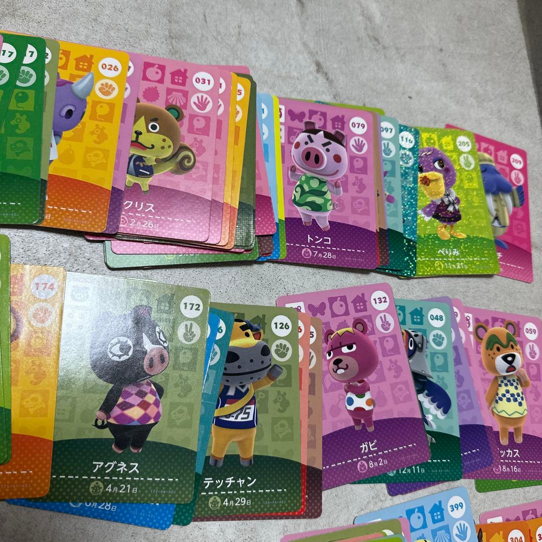 どうぶつの森 amiiboカード とびだせどうぶつの森 125枚 まとめ売り