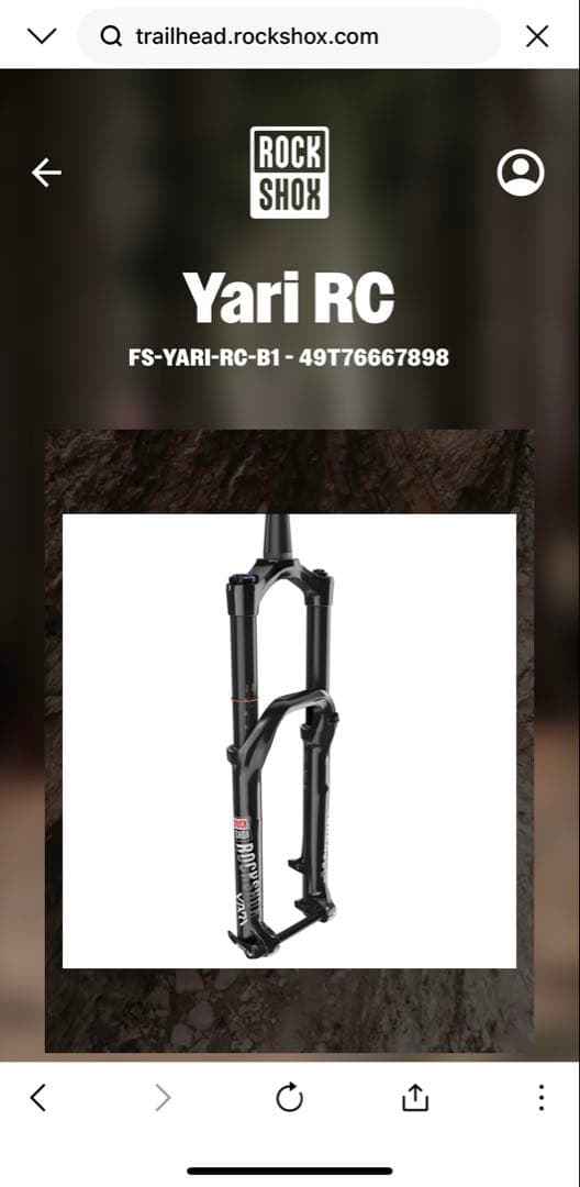 パーツ Rock shox yari rc 27.5
