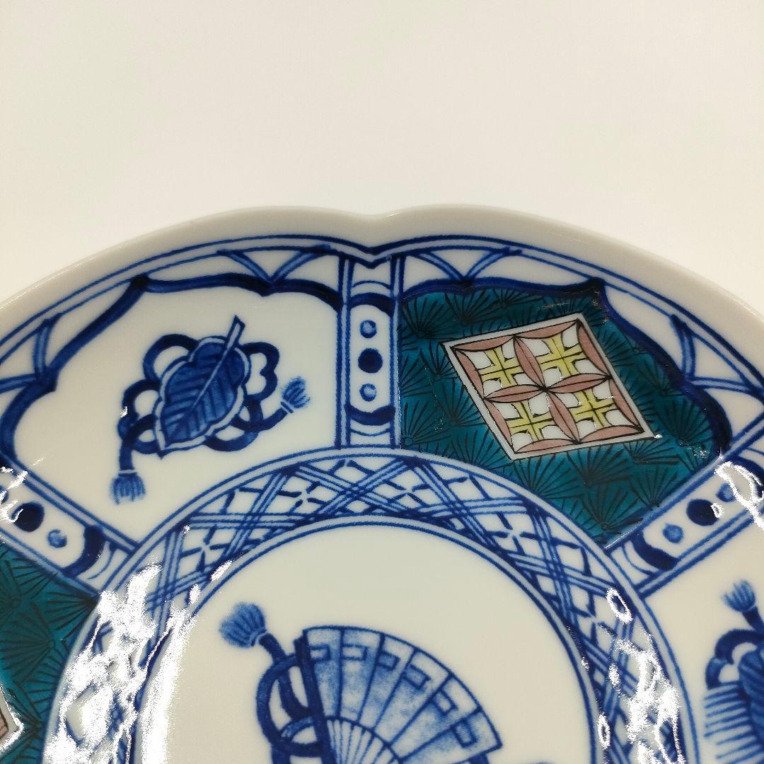 【未使用】九谷焼 香祥窯 宝尽くし 小皿５枚