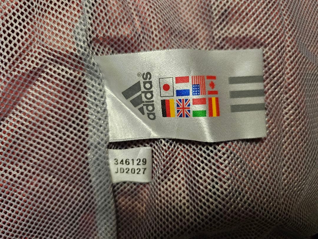 adidas ジャージ上下セット トラックジャケット メッシュ ナイロン