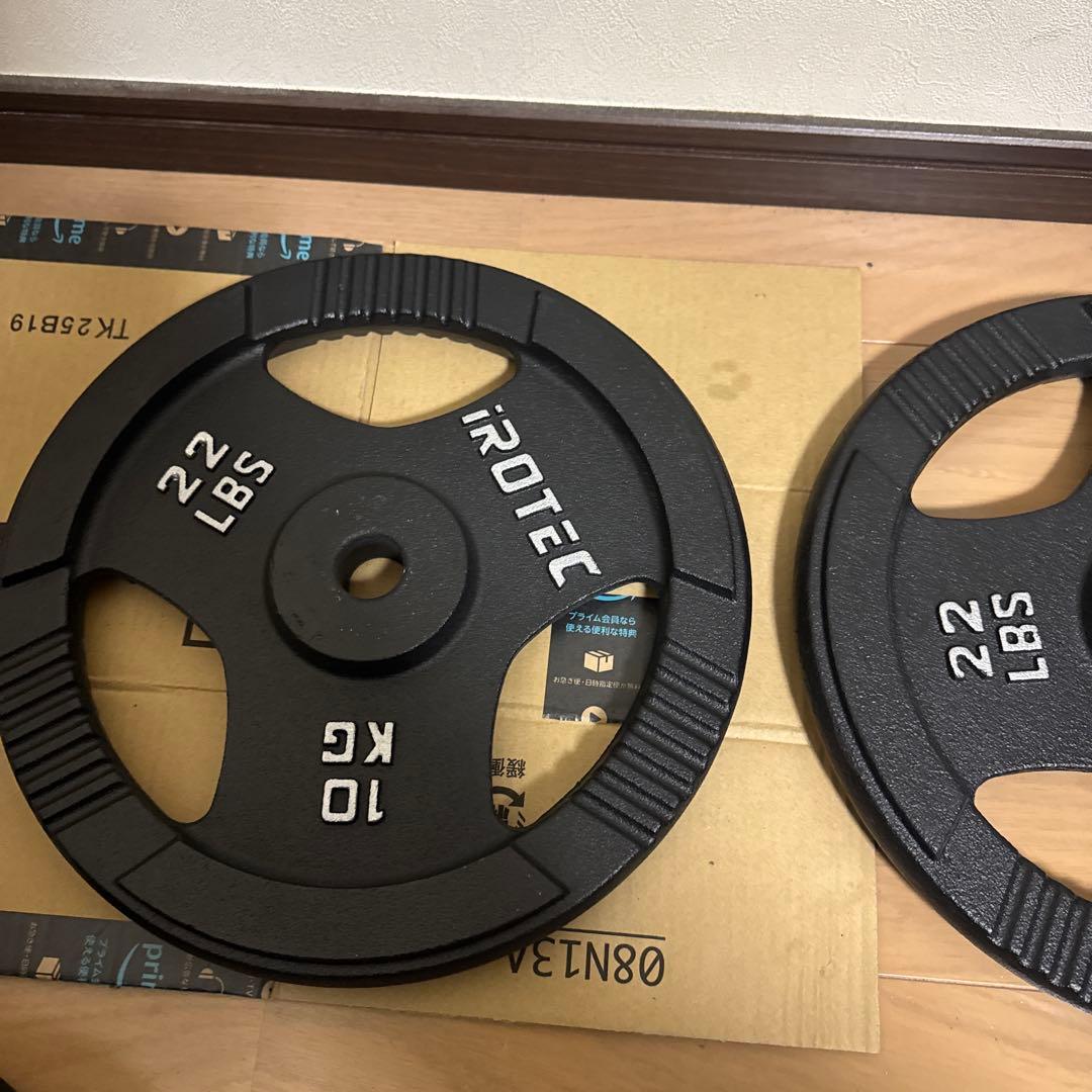 ■iROTEC■アイロテック■ダンベルプレート ■10kg 2枚セット